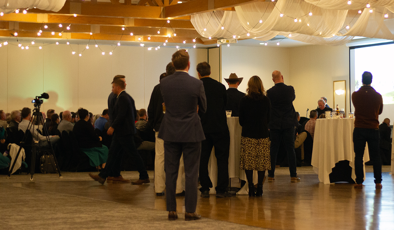 Attendees at the kickoff