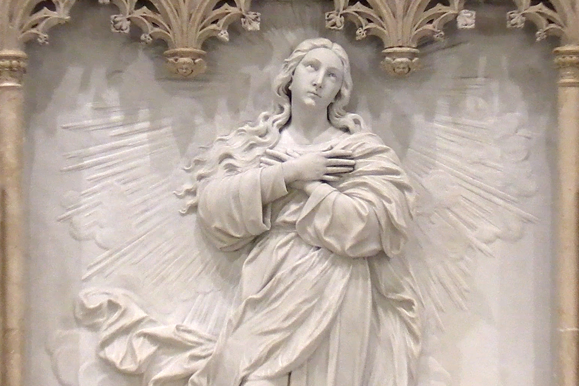 Our Lady of the Assumption marble altar